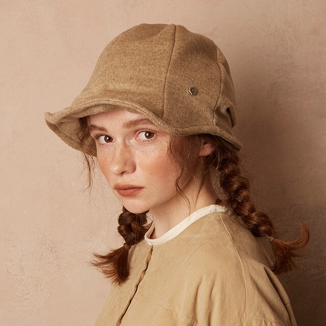 브라운햇 브라운햇 Short bell hat Cashmere LE1206204589