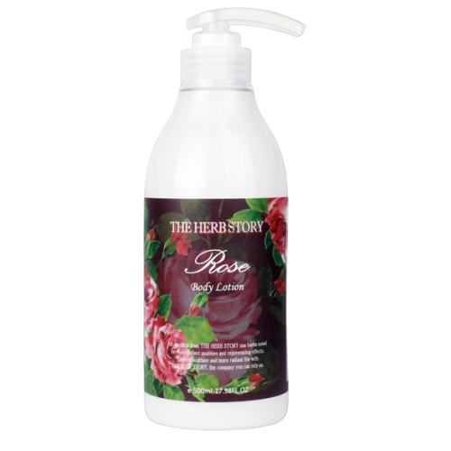 더허브스토리 로즈 아로마 바디 로션 500ml