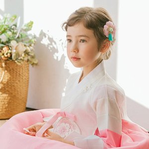 채니봉봉 채니봉봉 여울 한복 집게핀 유아헤어핀