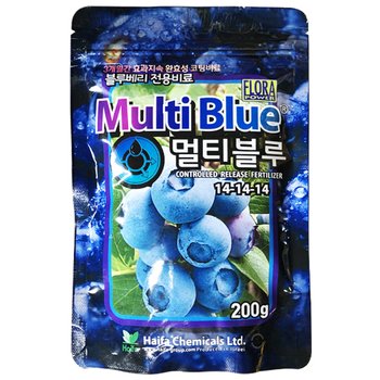 다농 다농 멀티블루 비료 200g 완효성 블루베리 전용 육묘 재배 퇴비 복합 텃밭 영양제