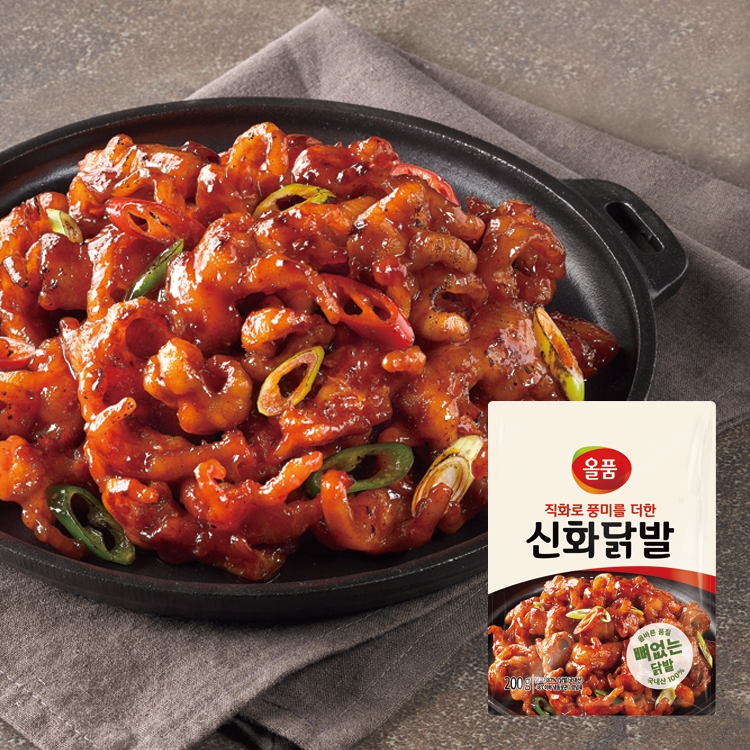 올품 올품 신화 뼈없는 닭발 200g