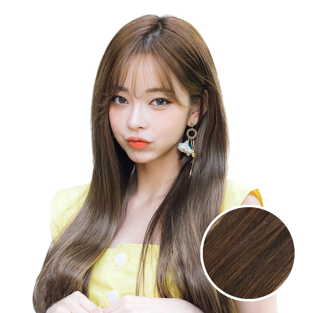 가발매니아 붙임머리 제디 5피스 헤어피스 롱스트레이트 초코브라운 1개