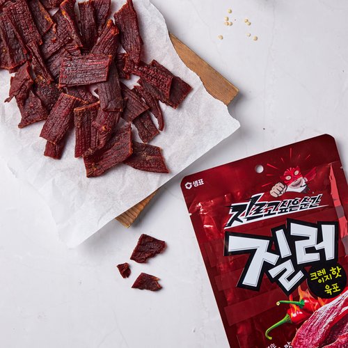 샘표 질러 질러 크레이지 핫 육포 100g