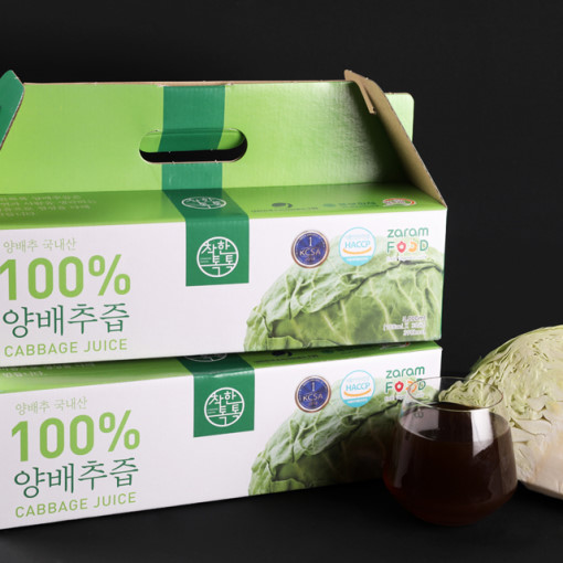 착한톡톡 100% 양배추즙 100ml x 30개입