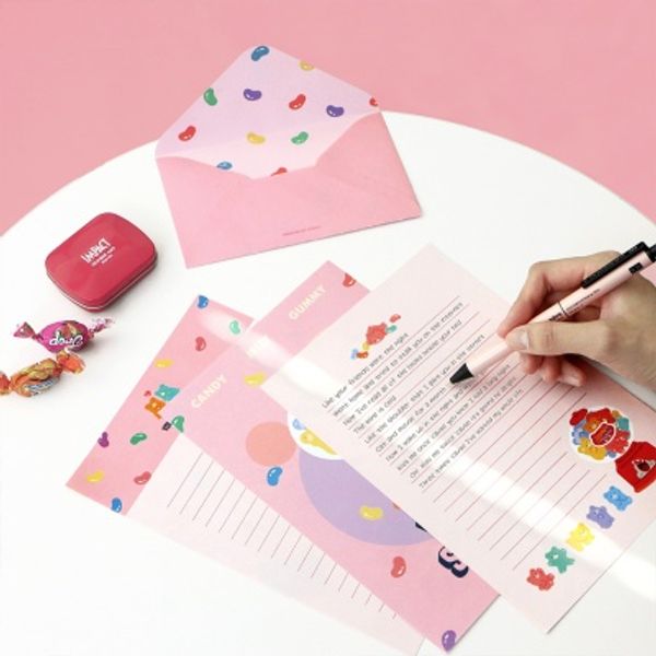 아이코닉디자인 아이코닉 메리 편지지 세트