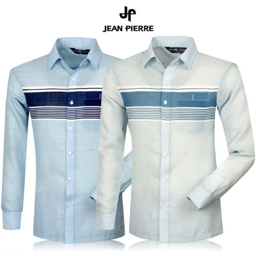 JEAN PIERRE 쟌피엘 모던 헤어라인 카라 셔츠 Model No J2-0E127