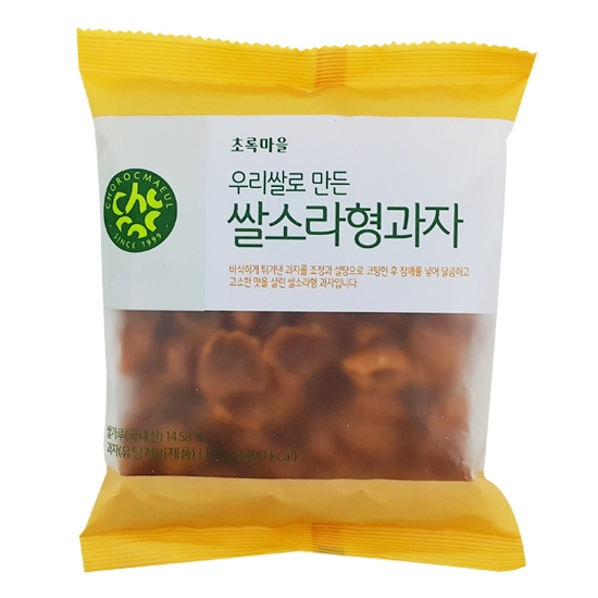 초록마을 쌀소라형과자 100g