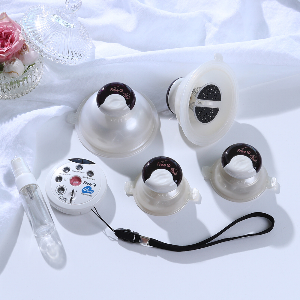 부흥메디칼 프리큐 H3 저주파 근육자극 의료기기 근육 완화 젤패드가 필요없는 간편 무선 자극기