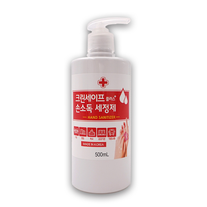 에스엠그린 크린세이프 플러스 손소독 세정제 500ml