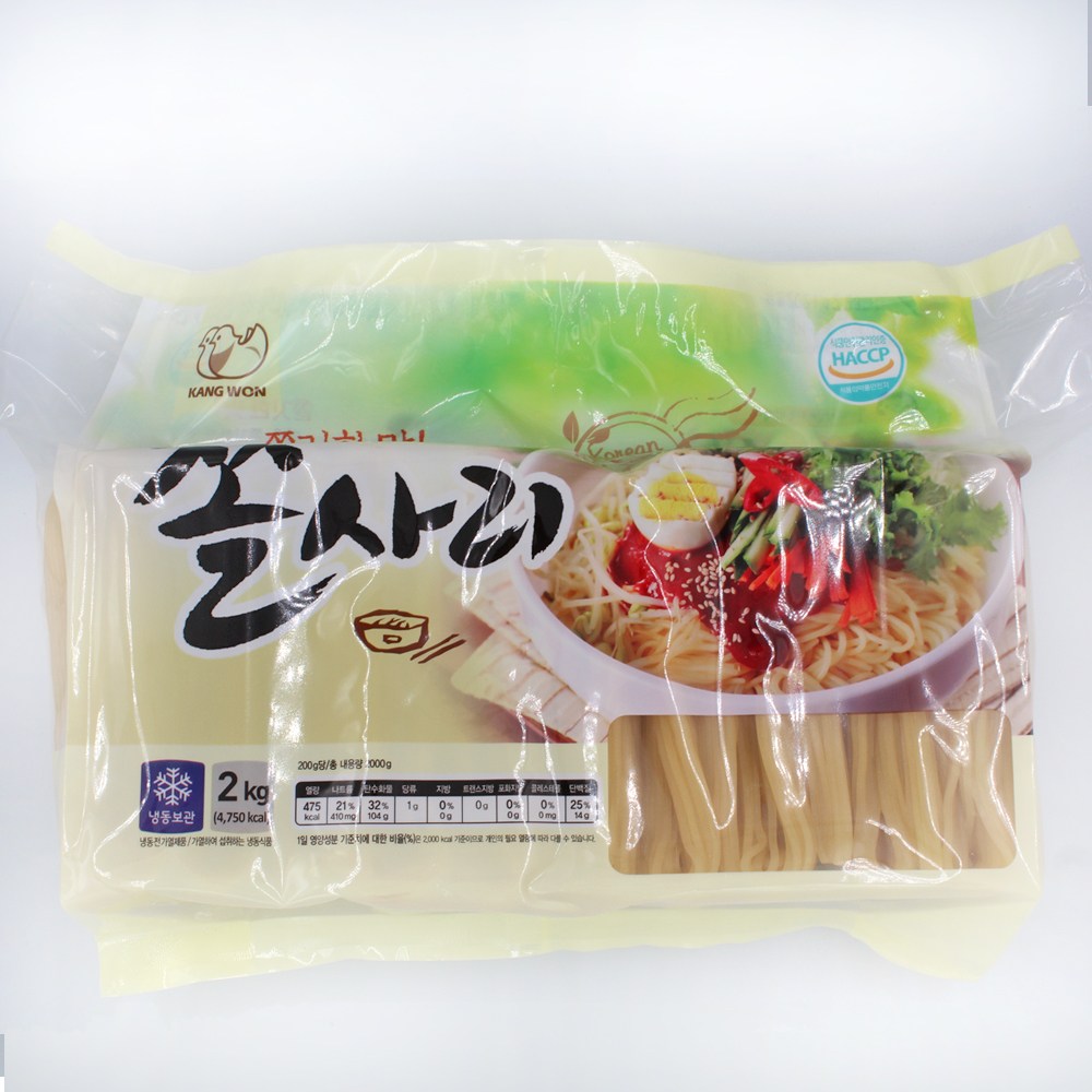 강원농산 쫄면 사리 1개 2kg