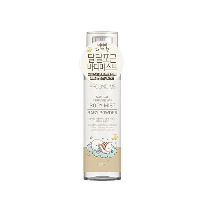 어라운드미 내추럴 바디미스트 베이비파우더 120ml
