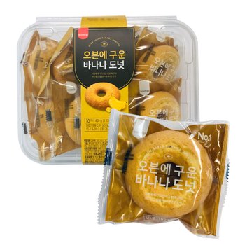 삼립 오븐에 구운 바나나도넛 40g x 10개입