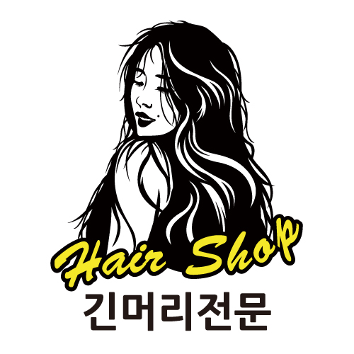 유리 미용실 인테리어 포인트스티커 헤어샵 유리문 썬팅 시트지 L