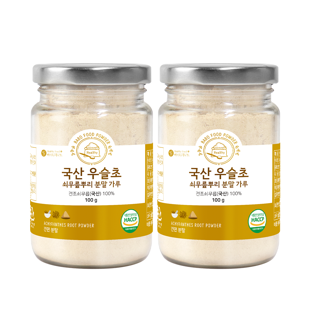 바로푸드 바로푸드 국산 우슬초 쇠무릎뿌리 분말 가루 100g