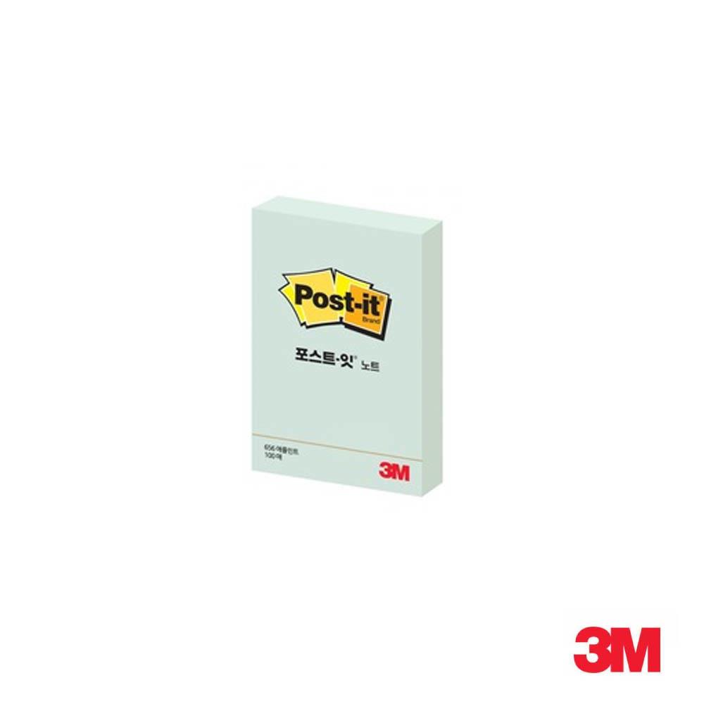 3M 포스트잇 노트 x 100매 656 4색중