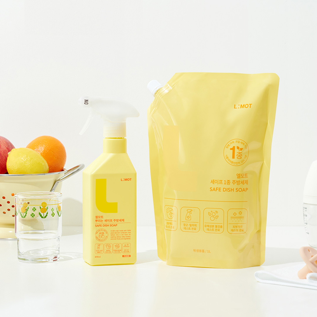 제이앤코스 엘모트 뿌리는 세이프 주방세제 400ml