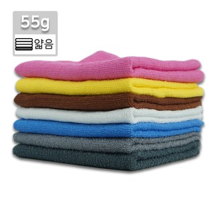 기존형 55미용 소 55g 다용도 순면 업소용 수건 타올 미용실 헤어샵 사우나 헬스 휘트니스 땀수건 청소 1개