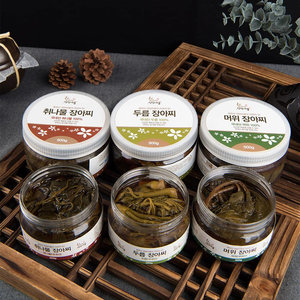 전북마을기업 장수 성암마을 산야초 장아찌 선물세트 300g 3EA