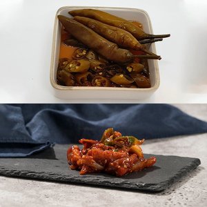 일미 청양고추 간장절임 400g 낙지젓갈 400g