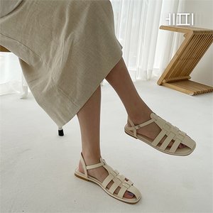 에피소드블랑 여성 대학생 엮임 글레디 가죽 샌들 1 6959639