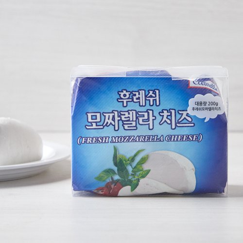 데어리젠 끌레베르 후레쉬 모짜렐라 치즈 200g
