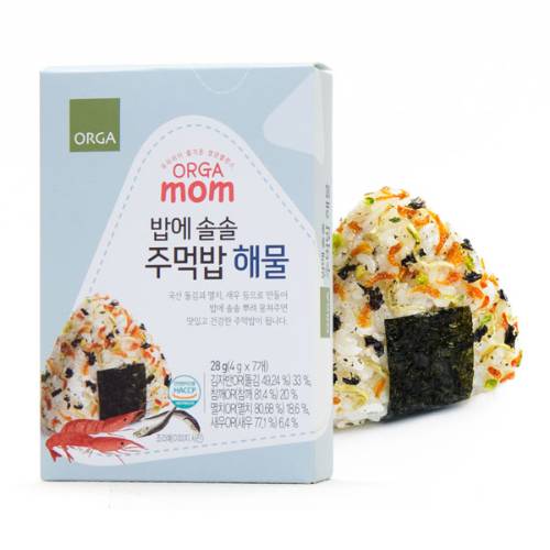 우리찬 올가홀푸드 밥에 솔솔 주먹밥 해물 4g x 7개입