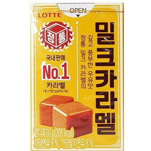 롯데웰푸드 롯데 밀크 카라멜 50g