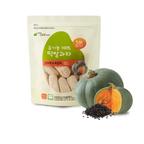 그린원푸드 단호박 흑임자 떡쌀과자 40g