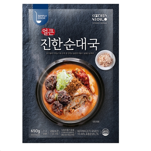태성푸드 심플리쿡 얼큰 진한 순대국 650g