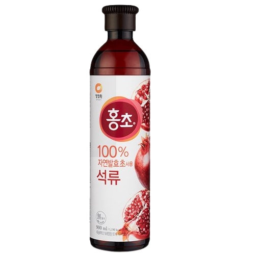 대상 청정원 홍초 100% 자연발효초 석류 900ml