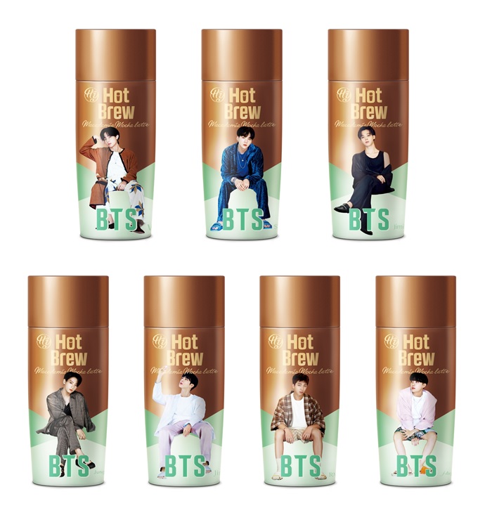 네추럴웨이 한국야쿠르트 BTS 핫브루 마카다미아 모카라떼 270ml