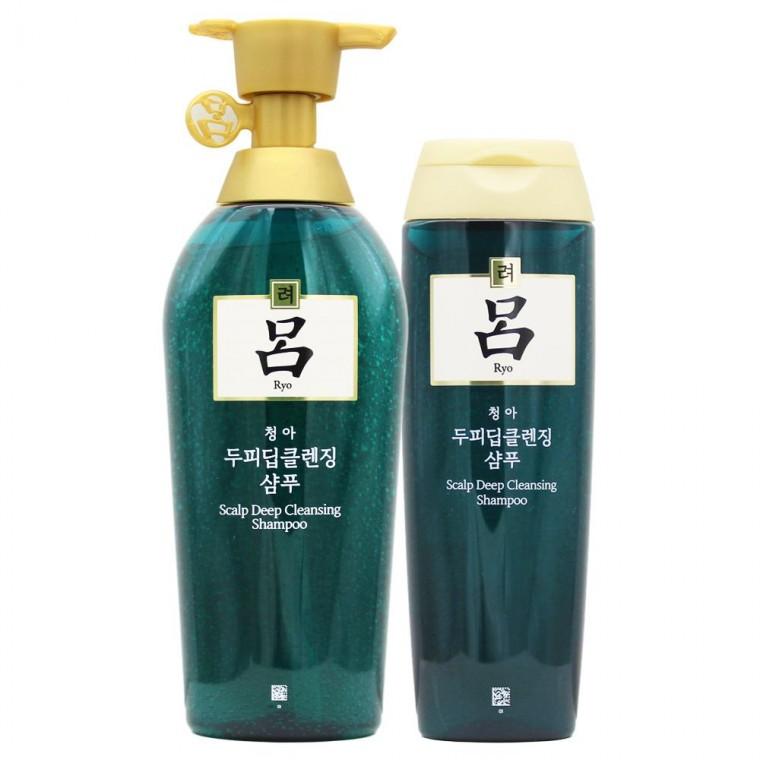 려 청아 두피 딥 클렌징 지성 샴푸 450g + 180g