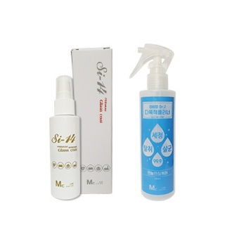 엠씨랩 셀프나노코팅 Si-14 유리막코팅제 60ml 다목적클리너 200ml 세트