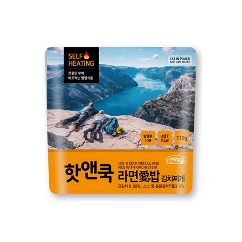 참미푸드 이지밥 핫앤쿡 라면애밥 김치찌개 110g