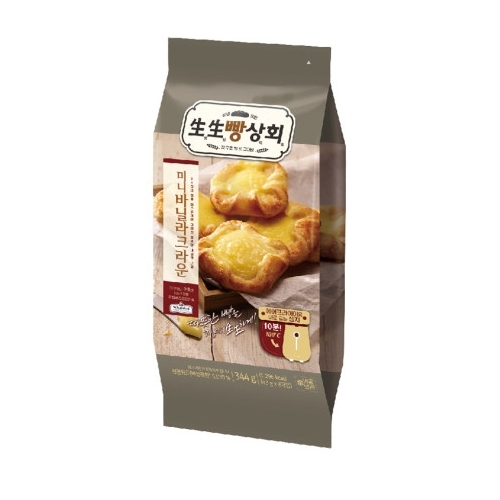 롯데웰푸드 생생빵상회 미니 바닐라크라운 344g