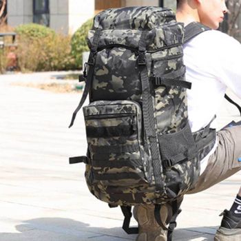 70L 백팩 대용량 가방 등산 배낭 여행 스타일 카키