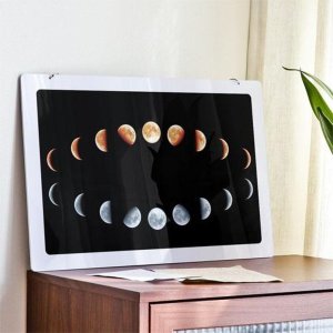 아트박스 꾸밈 np279-행잉액자 The moon 달 사각가로대형