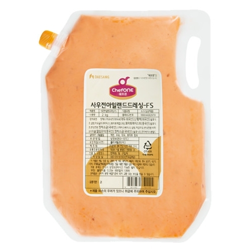 삼진식품 쉐프원 사우전아일랜드드레싱 FS 2kg