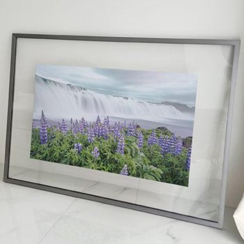 아트박스 꾸밈 ah633-투명액자78CmX56Cm 라벤더폭포