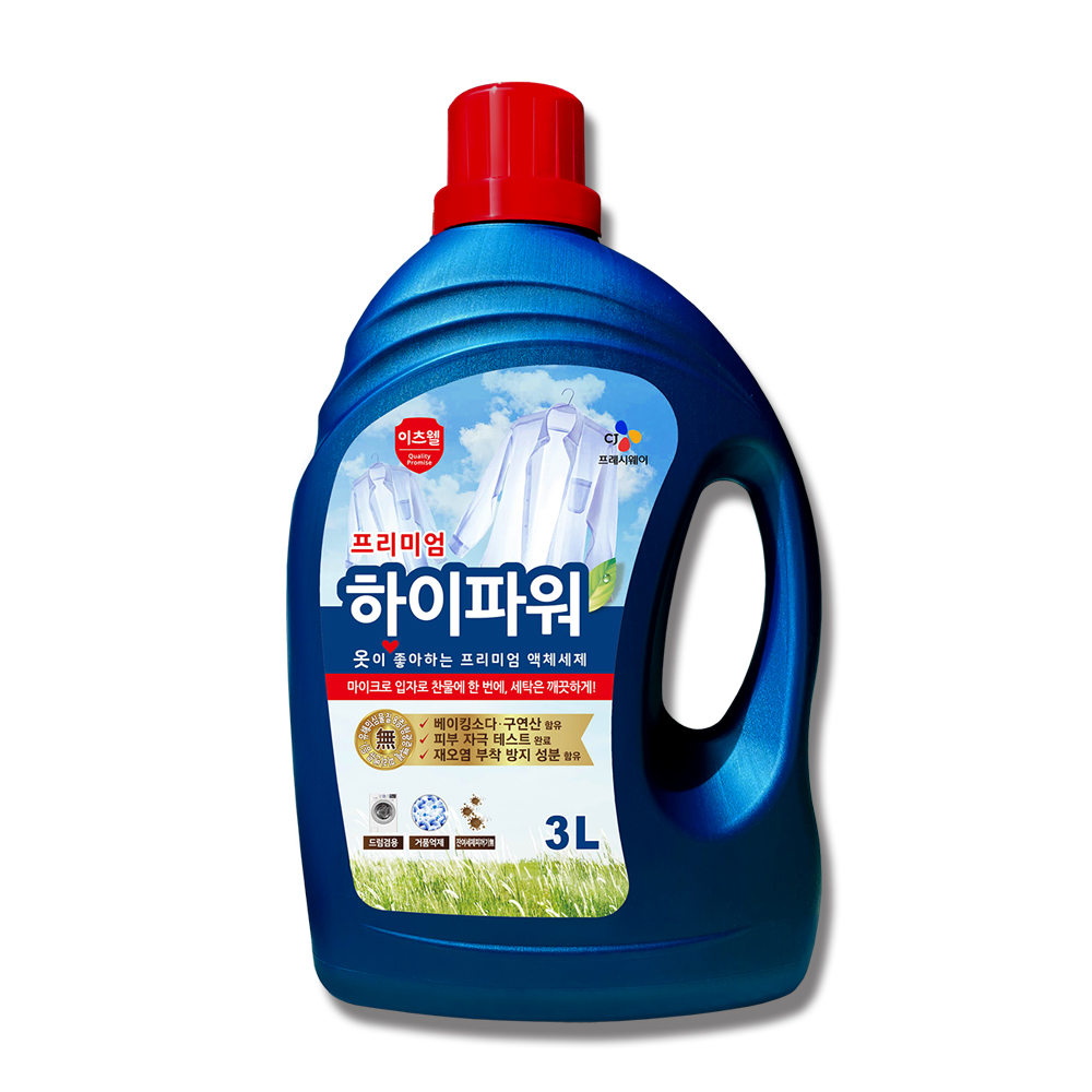 이츠웰 프리미엄 하이파워 액체세제 3L