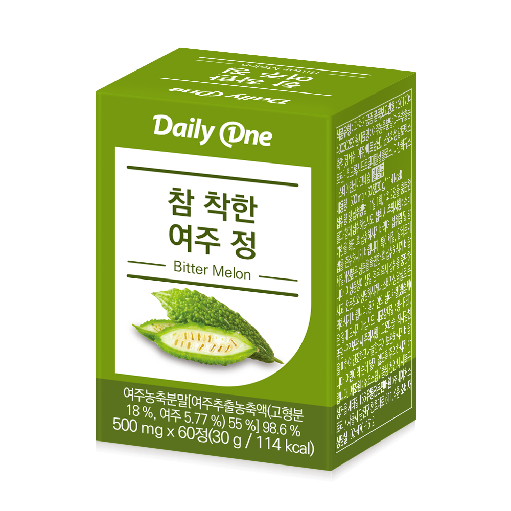 데일리원 참 착한 여주정 500mg x 60정