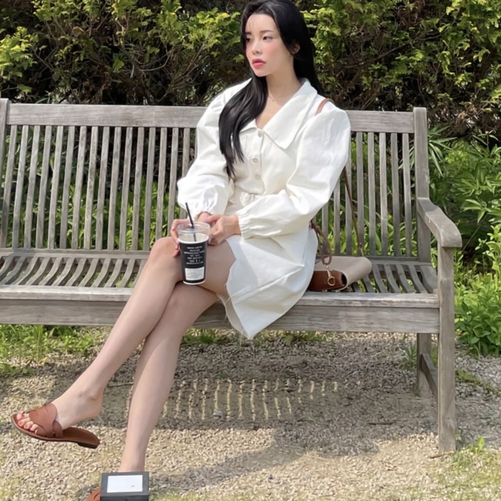 여성 데일리 점프수트 슈트 팬츠 비메르 스트랩 컷팅