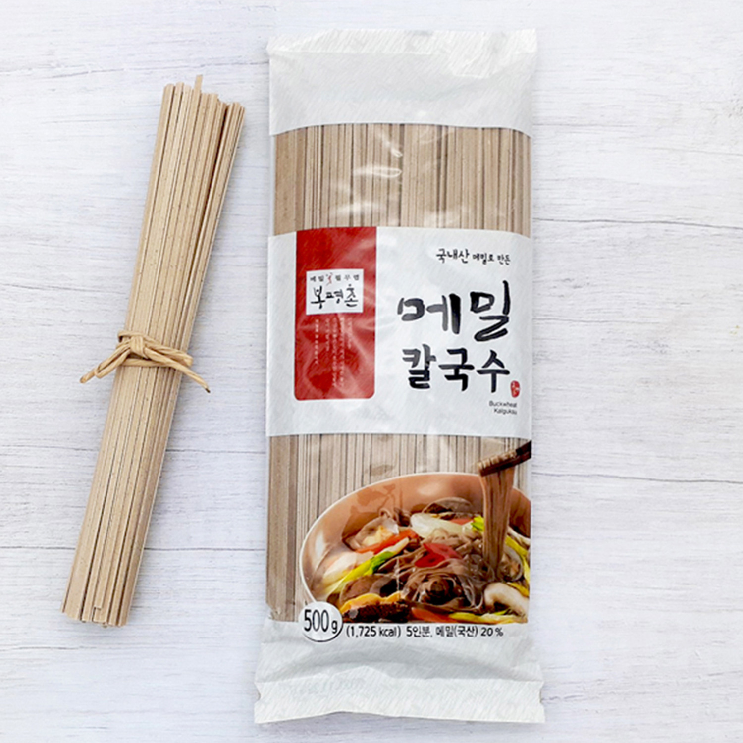 봉평촌 봉 촌 봉 촌 메밀칼국수 500g x 3개 LE1205744835