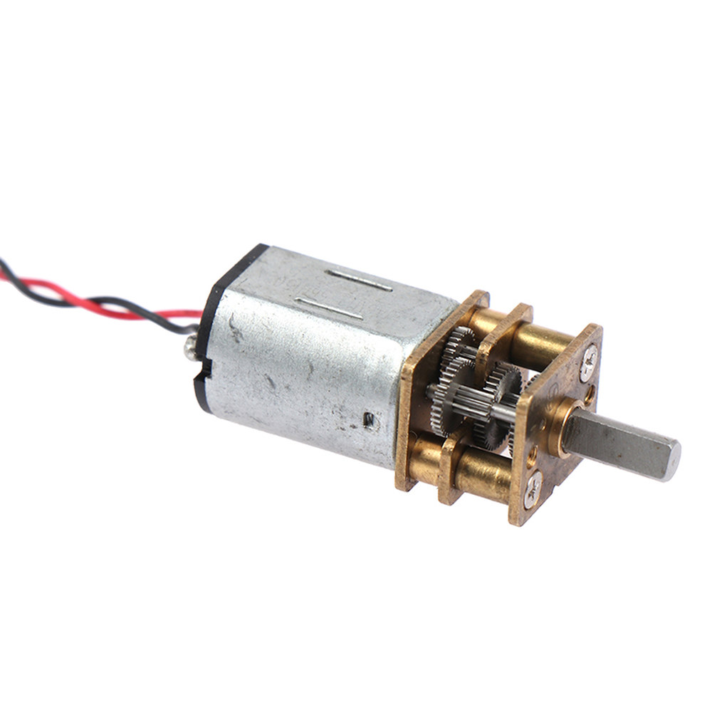 미니 N20 기어 모터 DC 저속 풀 메탈 기어박스 감속기 전기 엔진 대형 토크 DIY 장난감 로봇 3V-12V