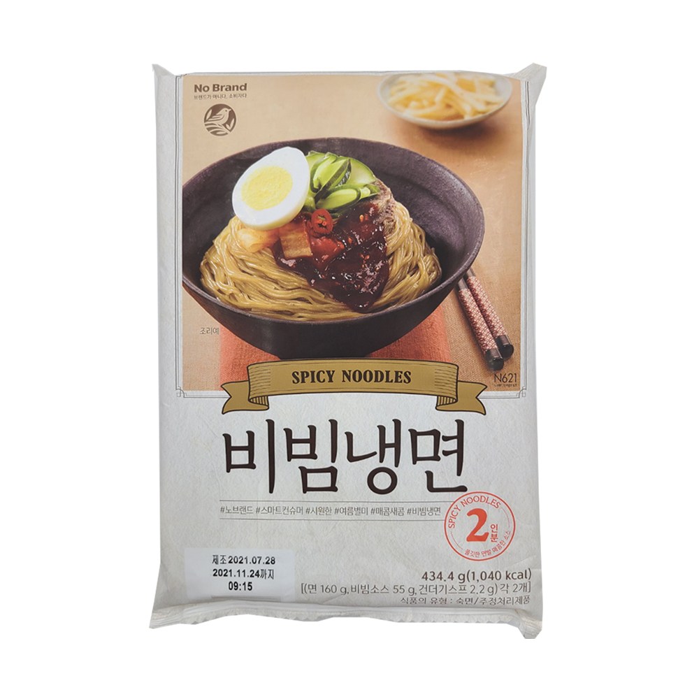 노브랜드 비빔냉면 434 4g 2개