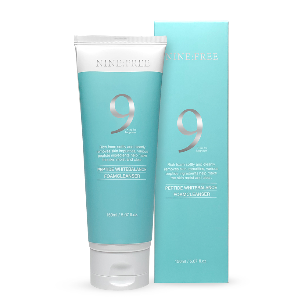 나인프리 펩타이드 화이트밸런스 폼클렌저 150ml
