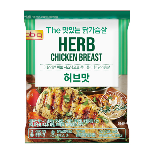 BBQ 더 맛있는 닭가슴살 허브맛 350g