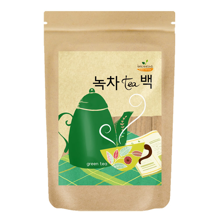 DAWON 해피테라스 프리미엄 녹차 삼각티백 1g x 100개입