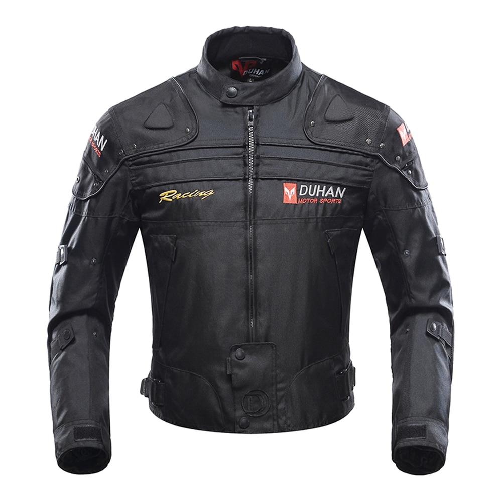DUHAN Motocross Body armor 보호 라이너가있는 겨울 자켓 남성용 600D Oxford Cruiser Touring Chopper Jacket