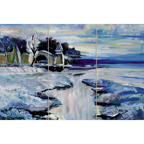 Scenery019 차갑에 얼어버린 얼음왕국 각 3장 90 x 60 cm